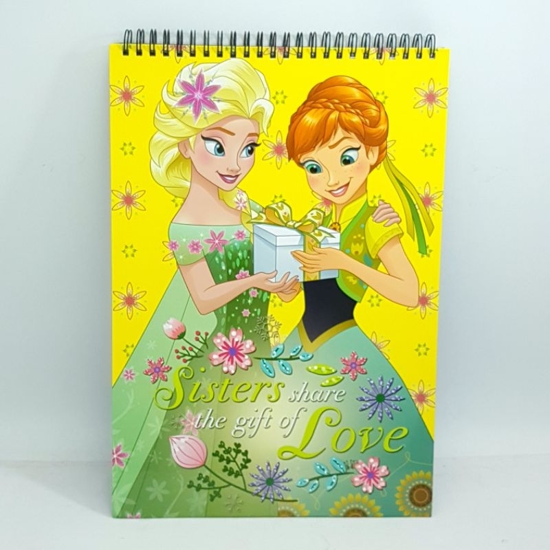 

Buku Gambar Ring Sketsa / Skecth Book A4 Lukis Hard Cover Gambar Frozen