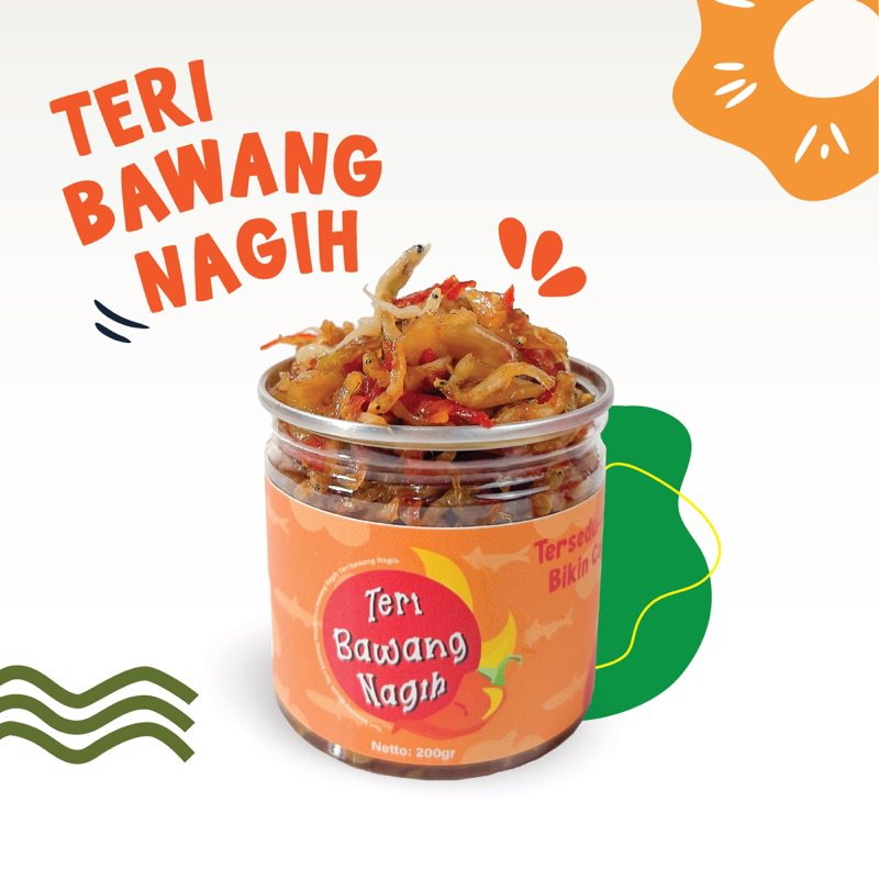 

Sambal TERI BAWANG NAGIH 200Gr Sambal Nyanyat | SAMBAL rumahan | Sambal best seller