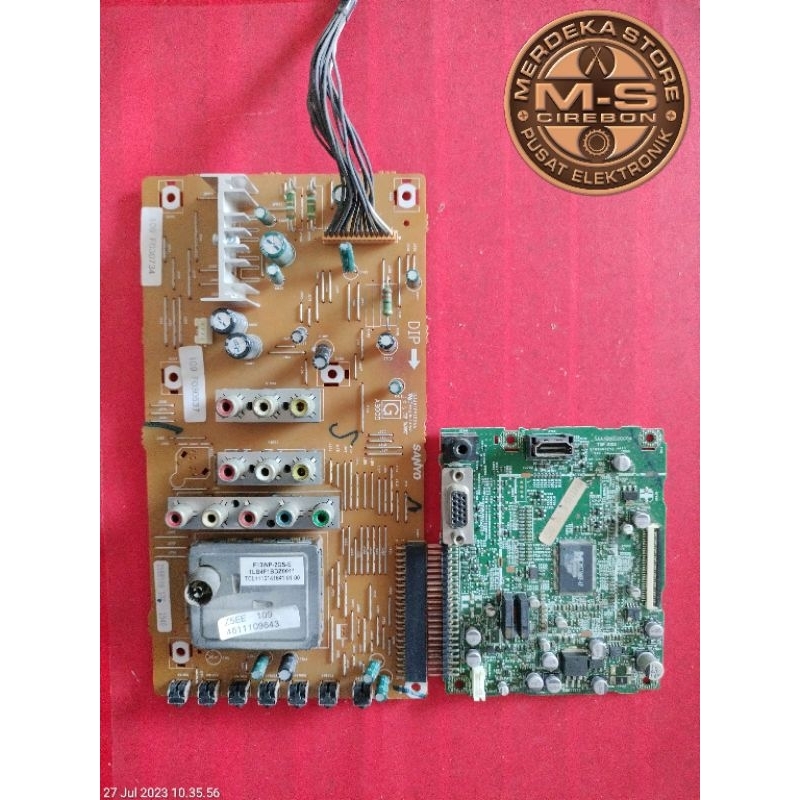 Mb mainboard module psu power supply mesin tv PANASONIC TH-L24C28G