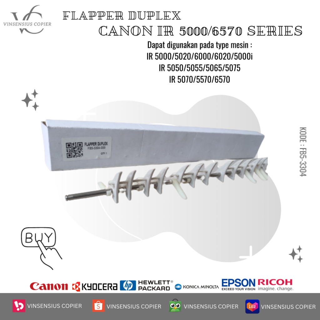 FLAPPER DUPLEX CANON IR 5000/6570 SERIES