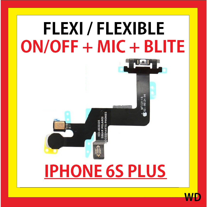 FLEXIBLE ON OFF MICROPHONE BLITE IPHONE 6S IPHONE 6S PLUS 6S+ FLEXI MIC BLIT
