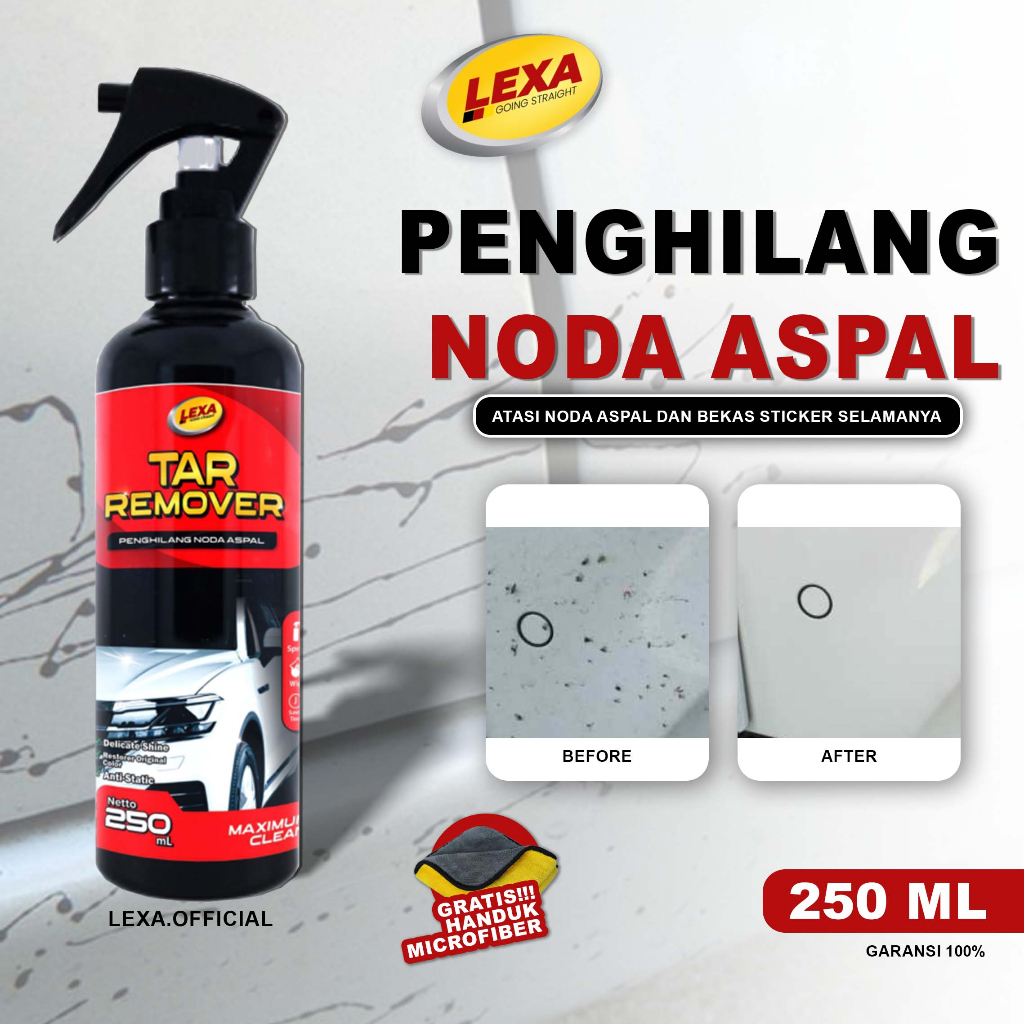 Pembersih Stiker Sticker Tar Bekas Lem Bug Remover Spray Aspal Penghilang Noda Penghapus Paint Getah