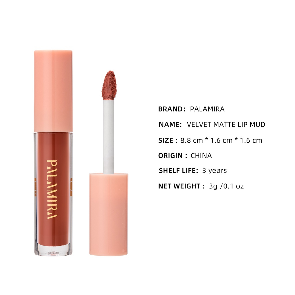 Palamira Velvet Matte Lip Mud Palamira Lip Mud Palamira Lipstick Palamira Lipstik Palamira Lipmatte Palamira Lip Matte Palamira Lipstick Matte Palamira