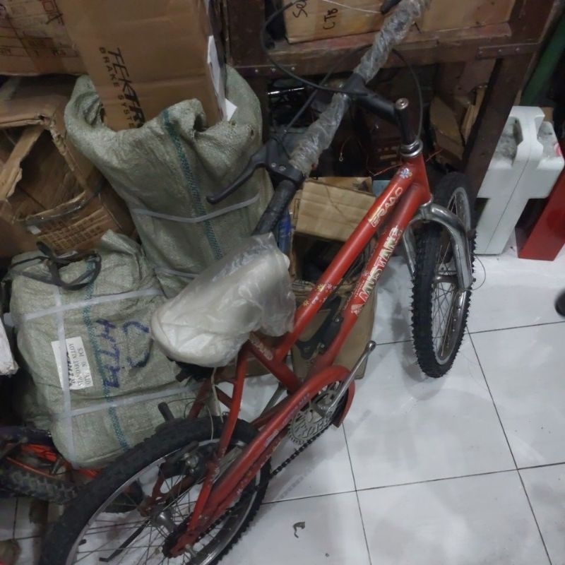 sepeda mtb 20 seperti di foto kondisi baru mulus kondisi second layak pakai