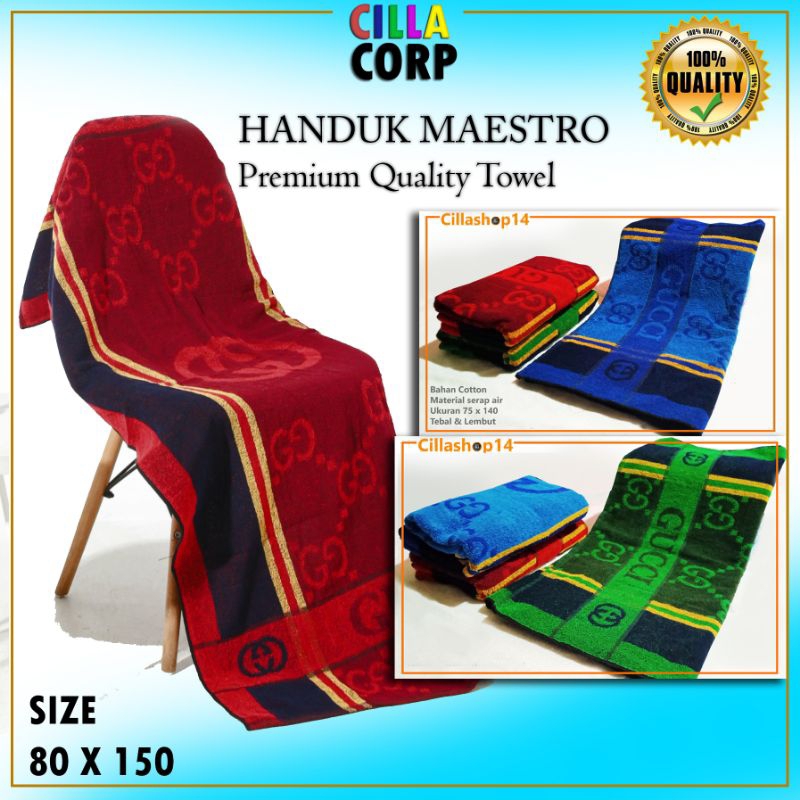 Handuk jumbo ukuran 80 x 150 Dewasa - Handuk guci jumbo warna cantik