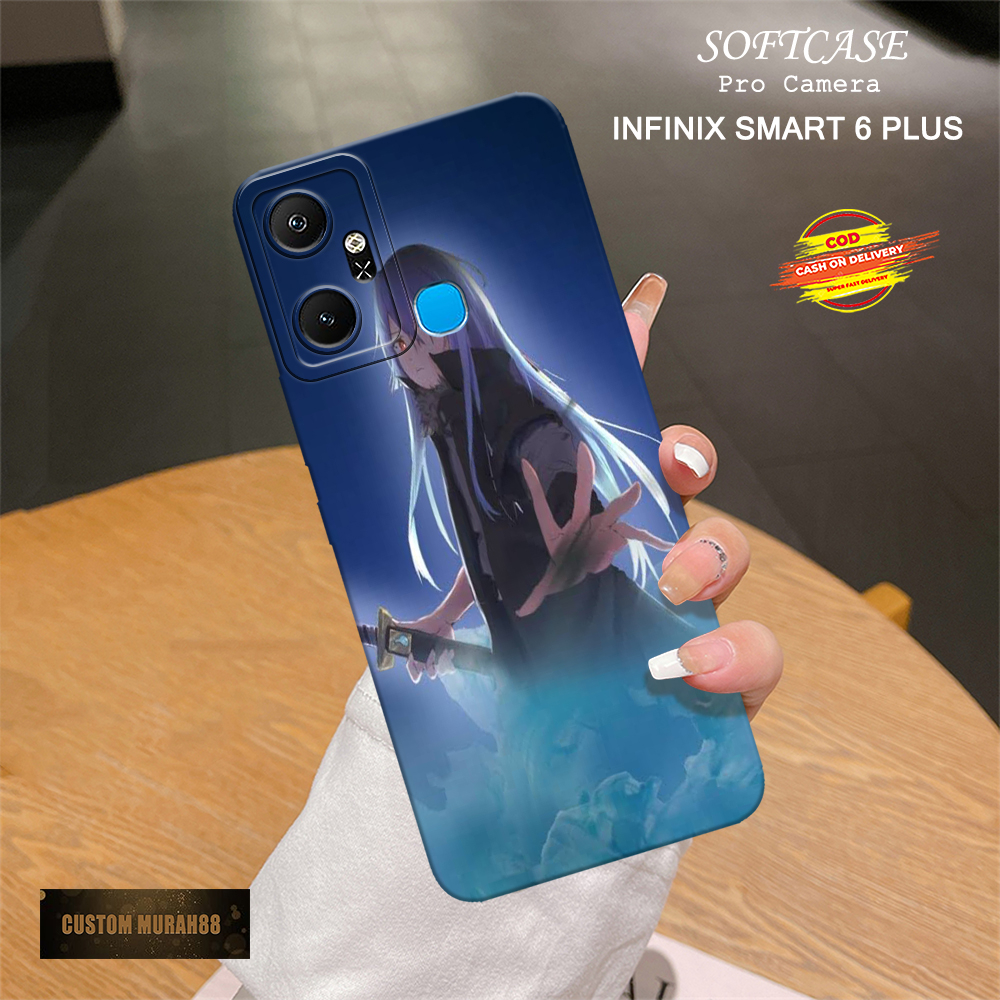 Case Infinix Smart 6 Plus - Fashion Case ANIME - Casing Hp Infinix Smart 6 Plus - Softcase Infinix S