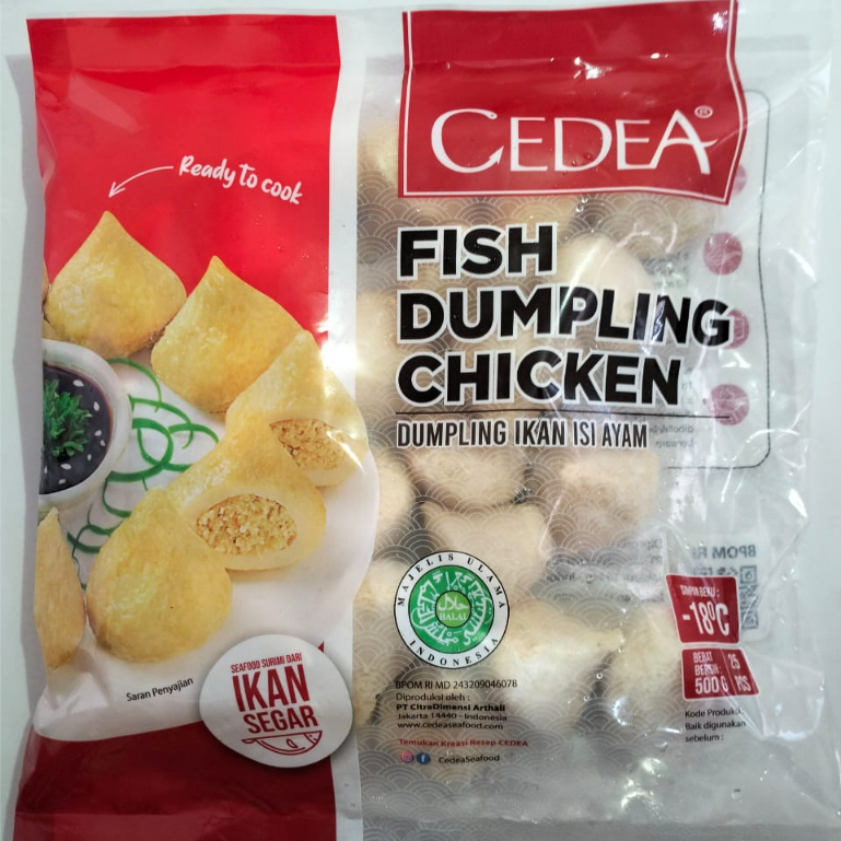 

CEDEA FISH DUMPLING CHICKEN (500 Gram)