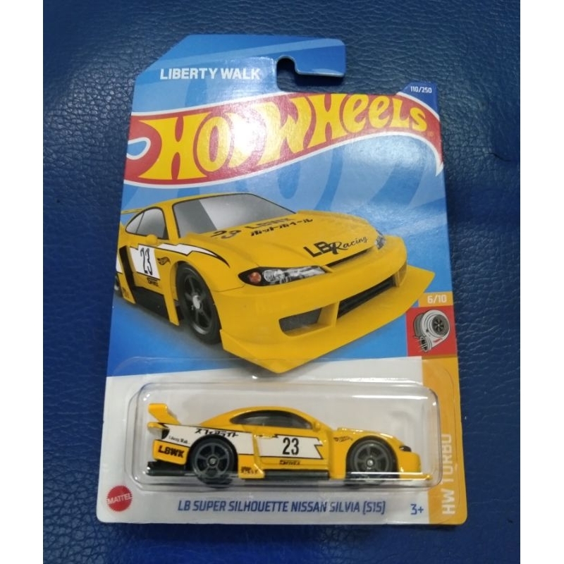 hotwheels LBWK Silvia kuning