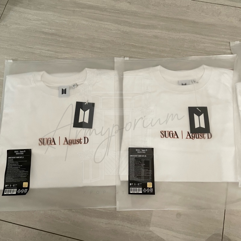 [READY] Long Sleeve Tshirt Suga Merch OFFICIAL Agust d D Day merch