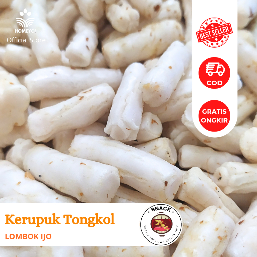 

150 GR - KERUPUK TONGKOL - LOMBOK IJO - BALADO - ORIGINAL - / ANEKA CAMILAN MAKANAN RINGAN / SNACK KILOAN BAL PARCEL RAMADHAN LEBARAN BEST SELLER MURAH