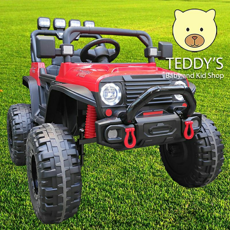 Mobil Aki Yukita 018 Kendaraan Mainan Anak Elektrik Jeep Monster Truck