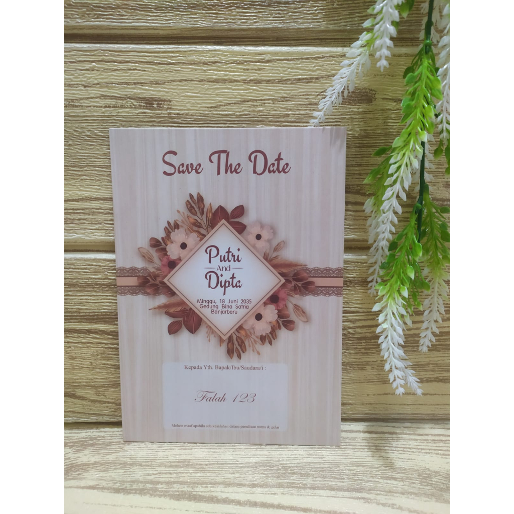Blangko Undangan Falah 123 Murah
