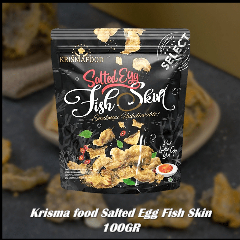 

Krisma food salted egg fish skin 100GR