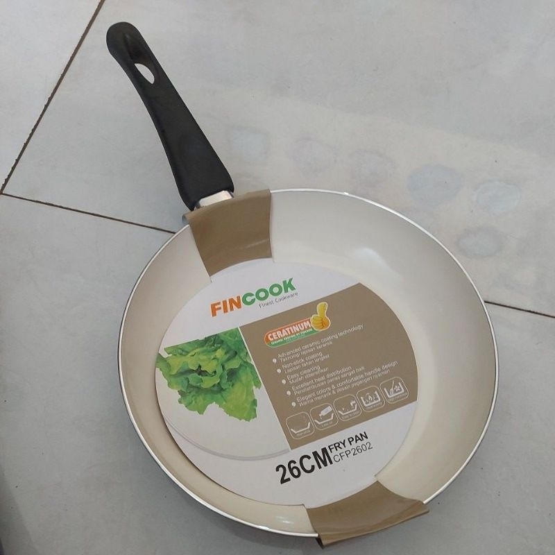 Teflon FINCOOK 26CM/FRYPAN FINCOOK CFP2602/TEFLON CERAMIC