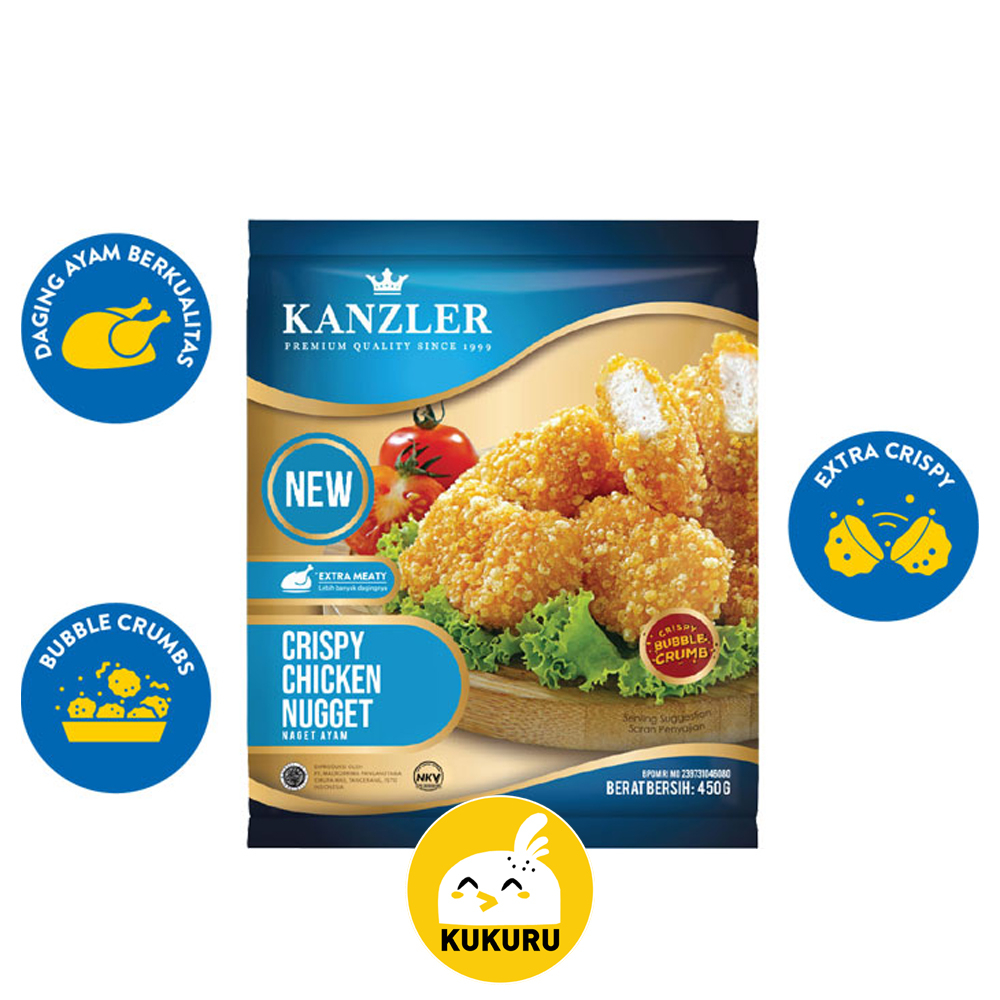 KANZLER CRISPY CHICKEN NUGGET EXTRA MEATY (450 GRAM)