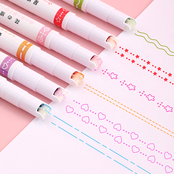 

YH PENA GARIS WARNA BERMOTIF / SPIDOL GARIS AESTHETIC / ROLL LINE MARKER ESTETIK / PULPEN HIGHLIGHTER / SPIDOL GARIS LINE MARKER