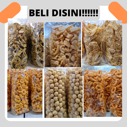 

MURAH SNACK!!!! PARE / KRUPUK SETAN / TARO PEDAS / TAHU BULAT / KERIPIK TEMPE / KERIPIK CINCIN RP 10.000