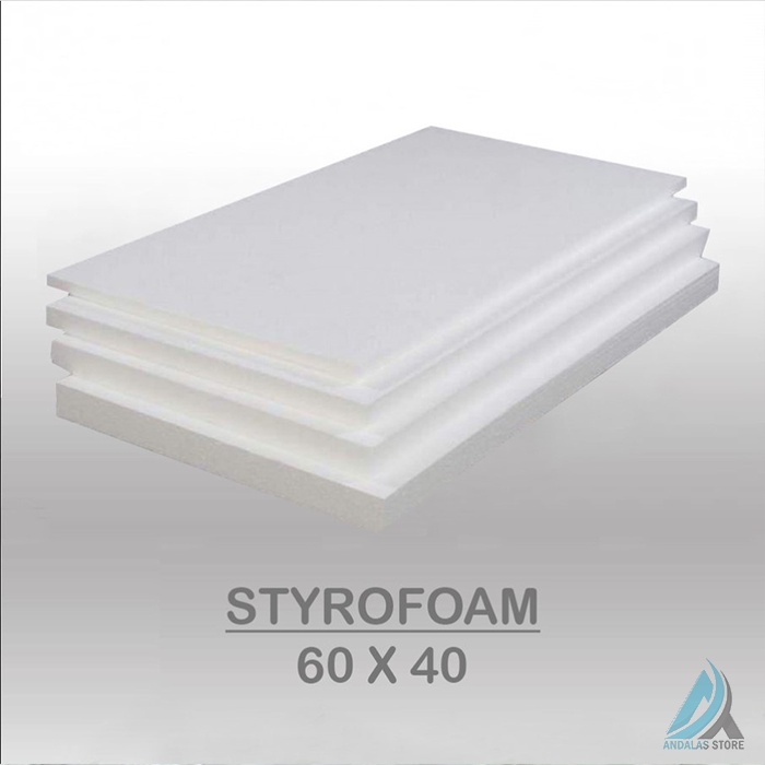 

STYROFOAM PUTIH POLOS 40x60 // LEMBARAN STEROFOAM