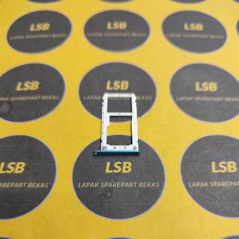 SIM TRAY XIAOMI REDMI NOTE 5 BLUE ORIGINAL BEKAS
