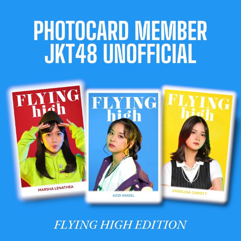 Photocard PC JKT48 MEMBER FLYING HIGH UNOFFICIAL