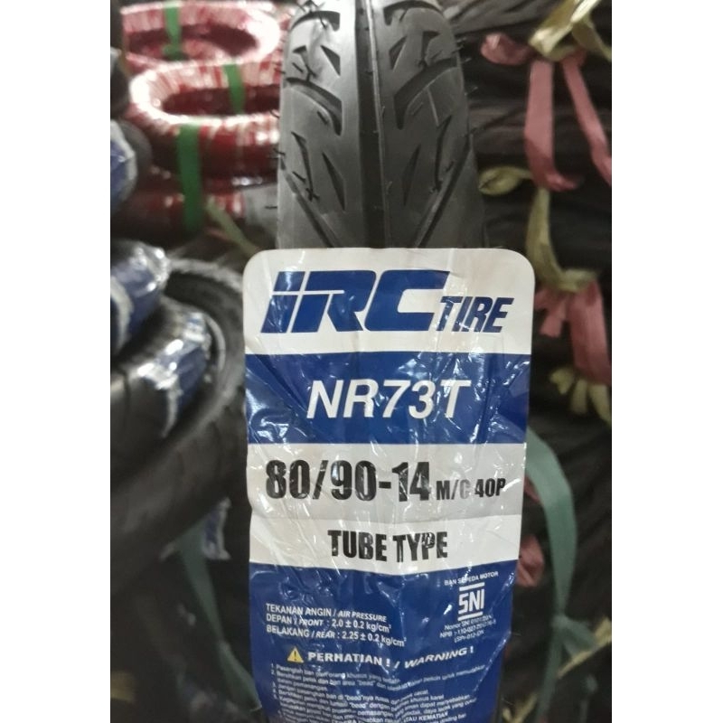 ban luar 80/90-14 IRC NR73 tubetype non tubles 8090 ring 14 matic