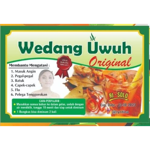 Wedang Uwuh Komplit Rempah dan Gula Batu Khas Solo