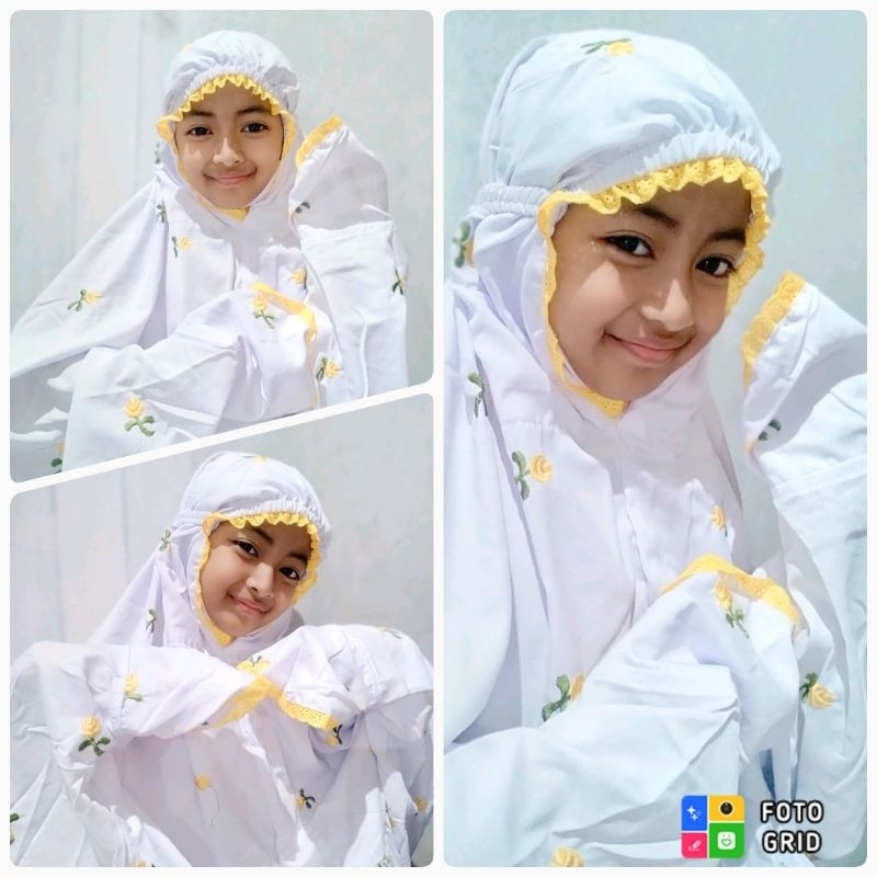 Mukenah Terusan Anak TK dan SD