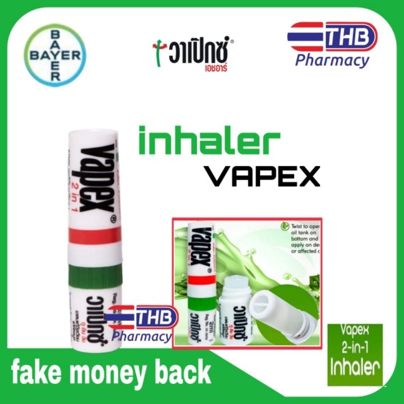 VAPEX 2-IN-1 Vapex 2 in 1 Inhaler Meredakan Pusing dan Hidung Tersumbat Ukuran 2 ml