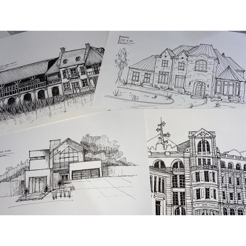 

CUSTOM SKETCH ONLY A4 (BLACK&WHITE)