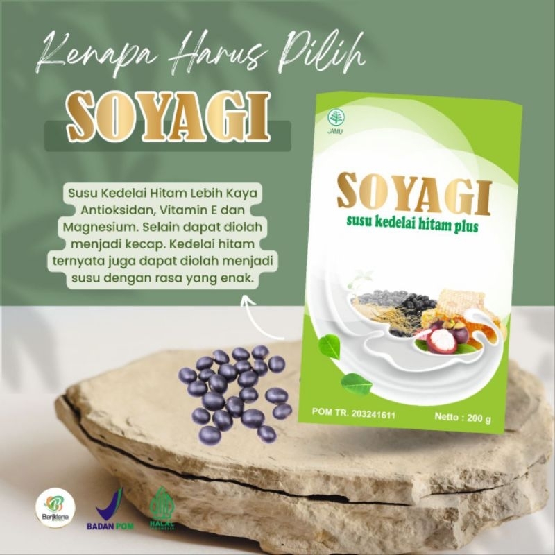 

[FREE JAHE] SOYAGI SUSU KEDELAI HITAM PLUS HERBAL UNTUK DIET