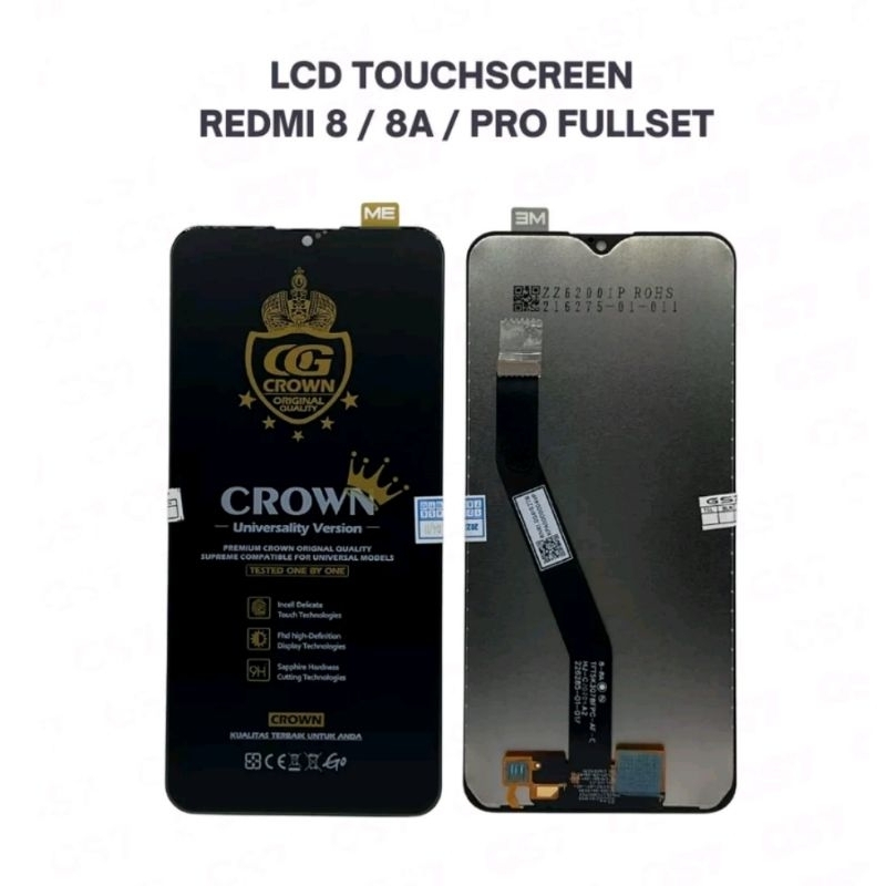 LCD TOUCHSCREEN XIOAMI REDMI 8 / 8A / 8A PRO Meetoo Crown