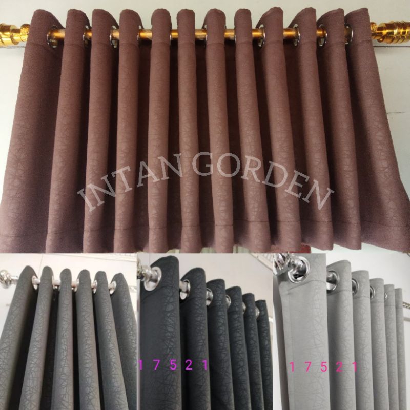 Gorden Poni/Poni Gorden Atas Pintu Lebar 260cm X Tinggi 50cm
