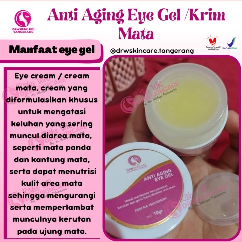 ANTI AGING EYE GEL/ KRIM MATA/ KRIM MATA PANDA/ KRIM KANTUNG MATA
