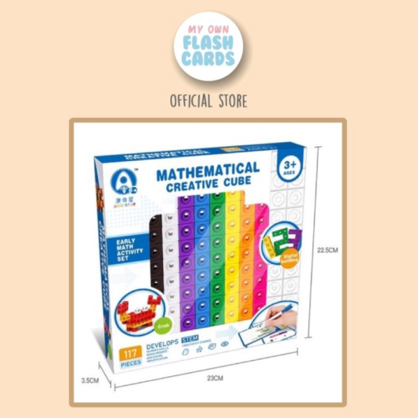 

Jual 117pcs Anak Mathematical Creative Cubes Edukasi Berkualitas Mainan Cube - Linking