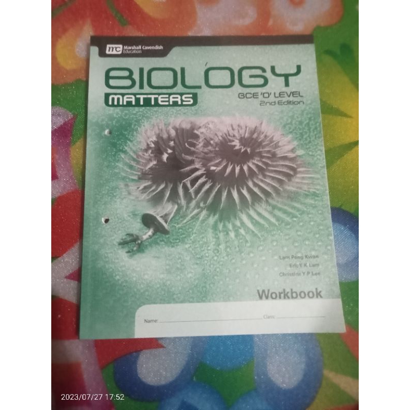 BUKUORI BIOLOGI MATTERS PENERBIT MARSHALL CAVENDISH EDUCATION WORKBOOK