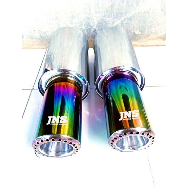 Muffler Tutup knalpot mobil ujung knalpot mobil modif, bahan stenliss steel