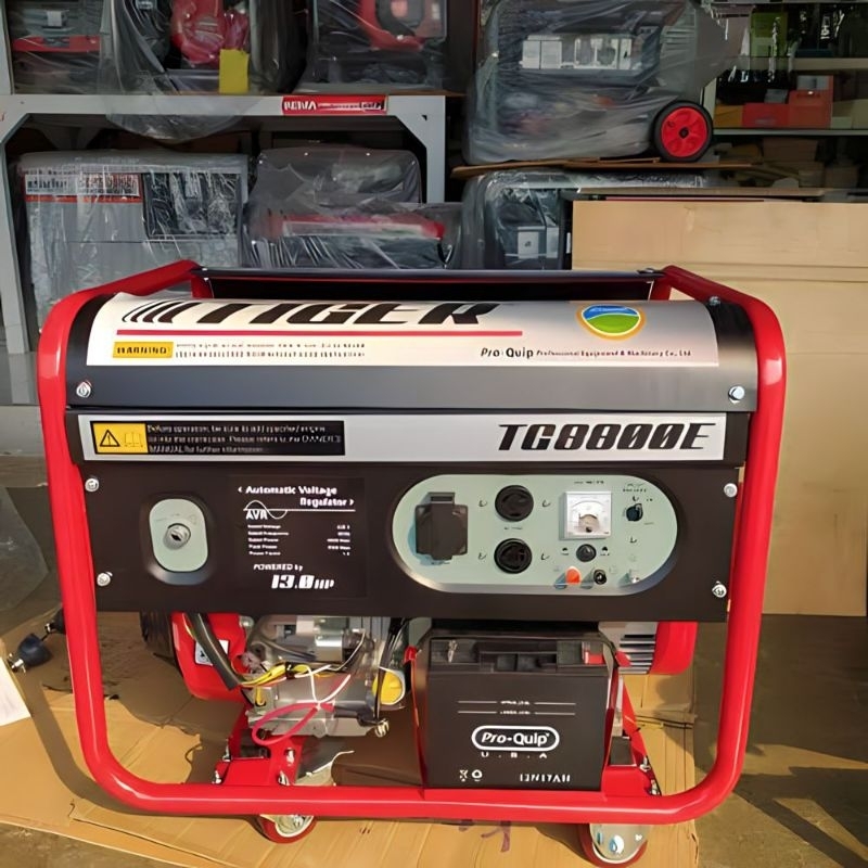 GENSET LISTRIK BENSIN TIGER TG8800 (5000 WATT) STARTER