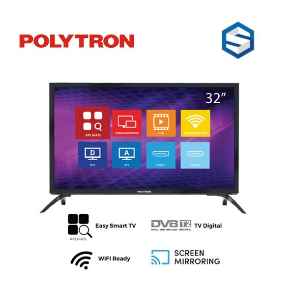TV POLYTRON PLD 32MV1859 Easy Smart Digital LED TV 32″ [32 Inch]