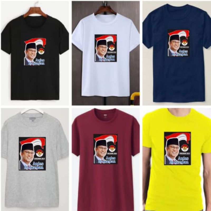 kaos partai custom sablon pemilu 2024