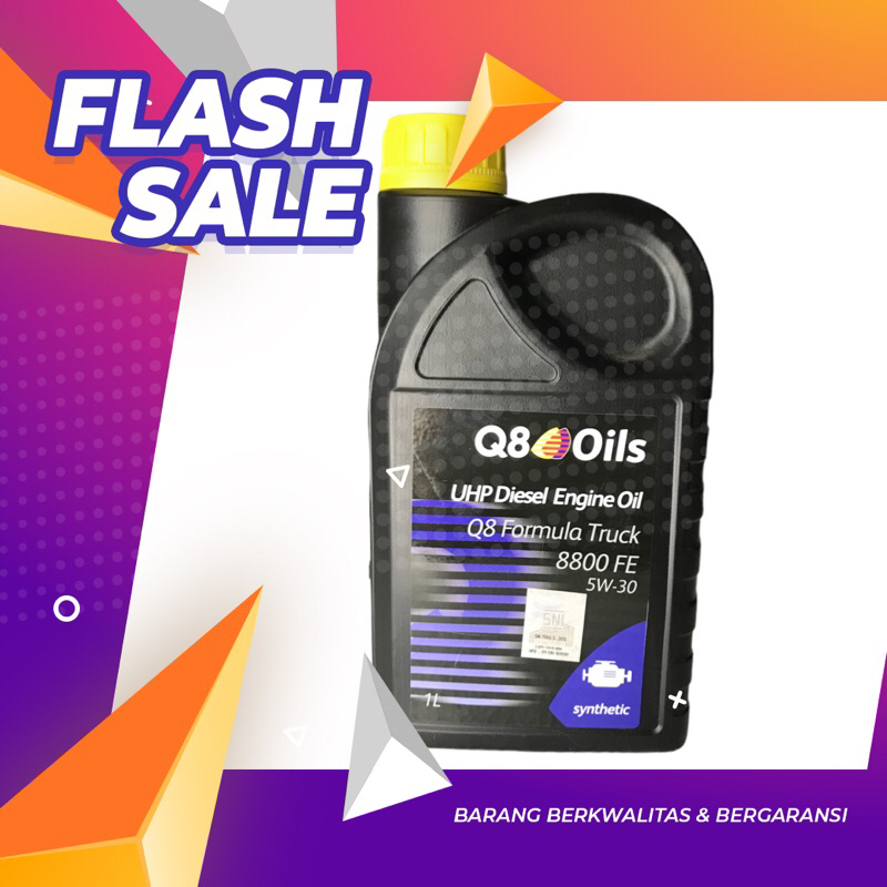 Q8 Oils 8800 FE Diesel 5w-30/ oli mesin diesel/ olie mobil