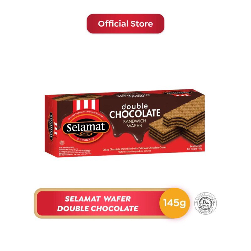 

Selamat Wafer Double Chocolate 145 g