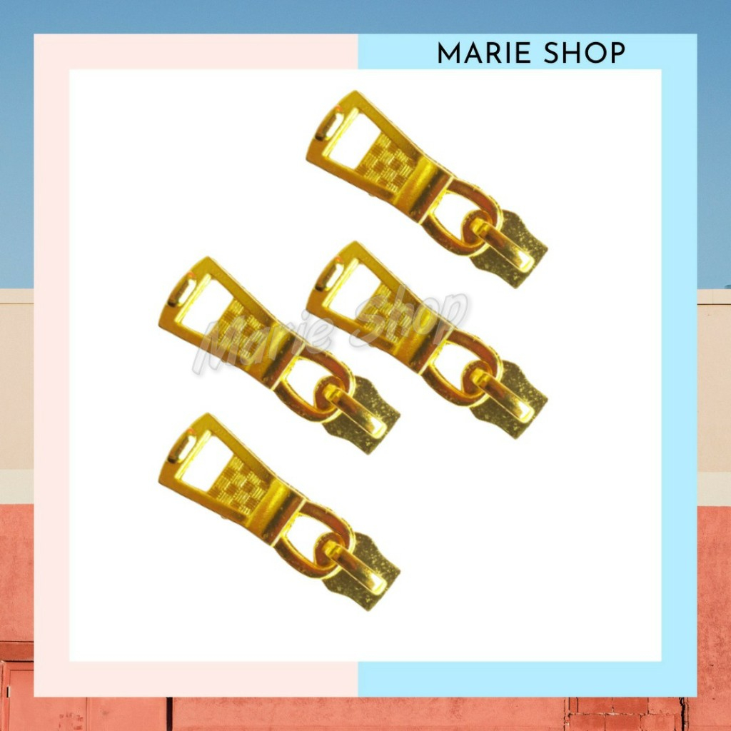 KEPALA RESLETING BESI KOTAK / KEPALA RESLETING WARNA GOLD