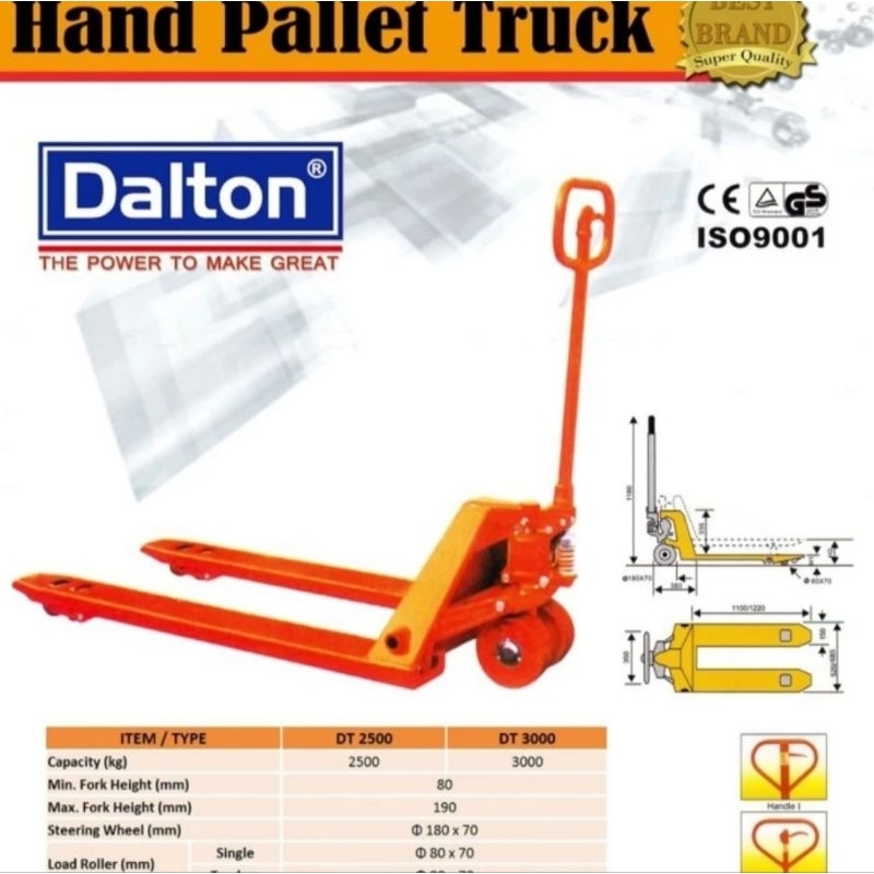 Hand Pallet Truck Dalton