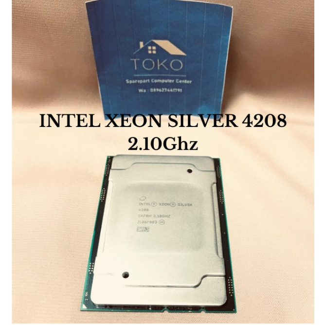 READY STOCK Processor Intel Xeon Silver 4208 Cache 11MB, 2,10 GHz