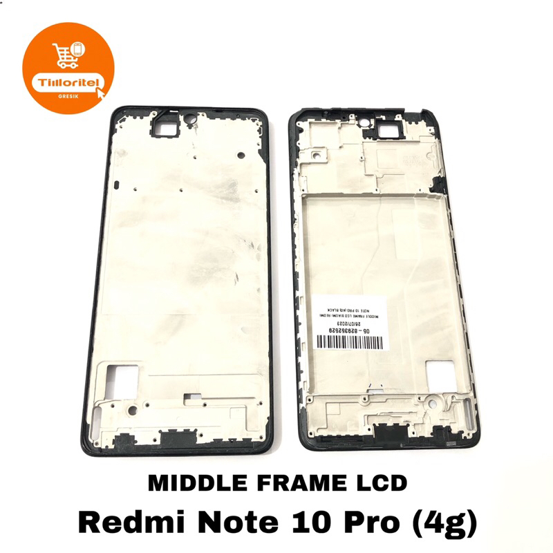 MIDDLE FRAME LCD XIAOMI REDMI NOTE 10 PRO (4G) / BEZZEL TULANG TENGAH XIAOMI M2101K6G M2101K6R