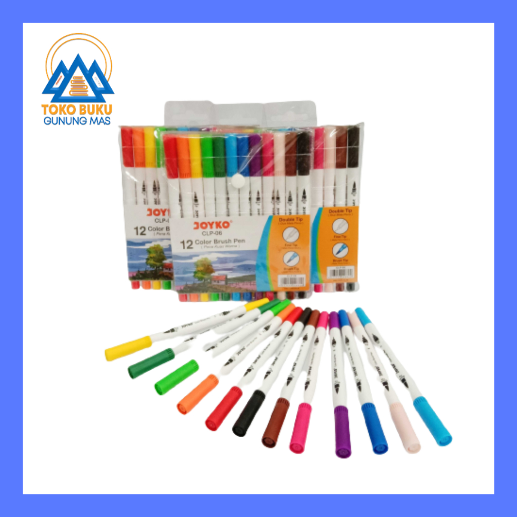 

Clour Brush Pen/Pena Kaus Warna Joyko CLP-06