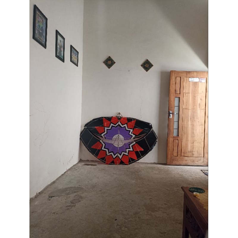 Layangan pegon ceper 1 meter (sudah seting)