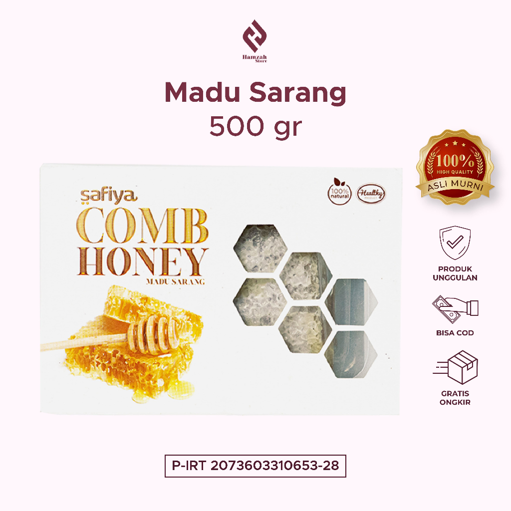 

Madu Sarang Murni 500gr Sarang Madu Asli Original