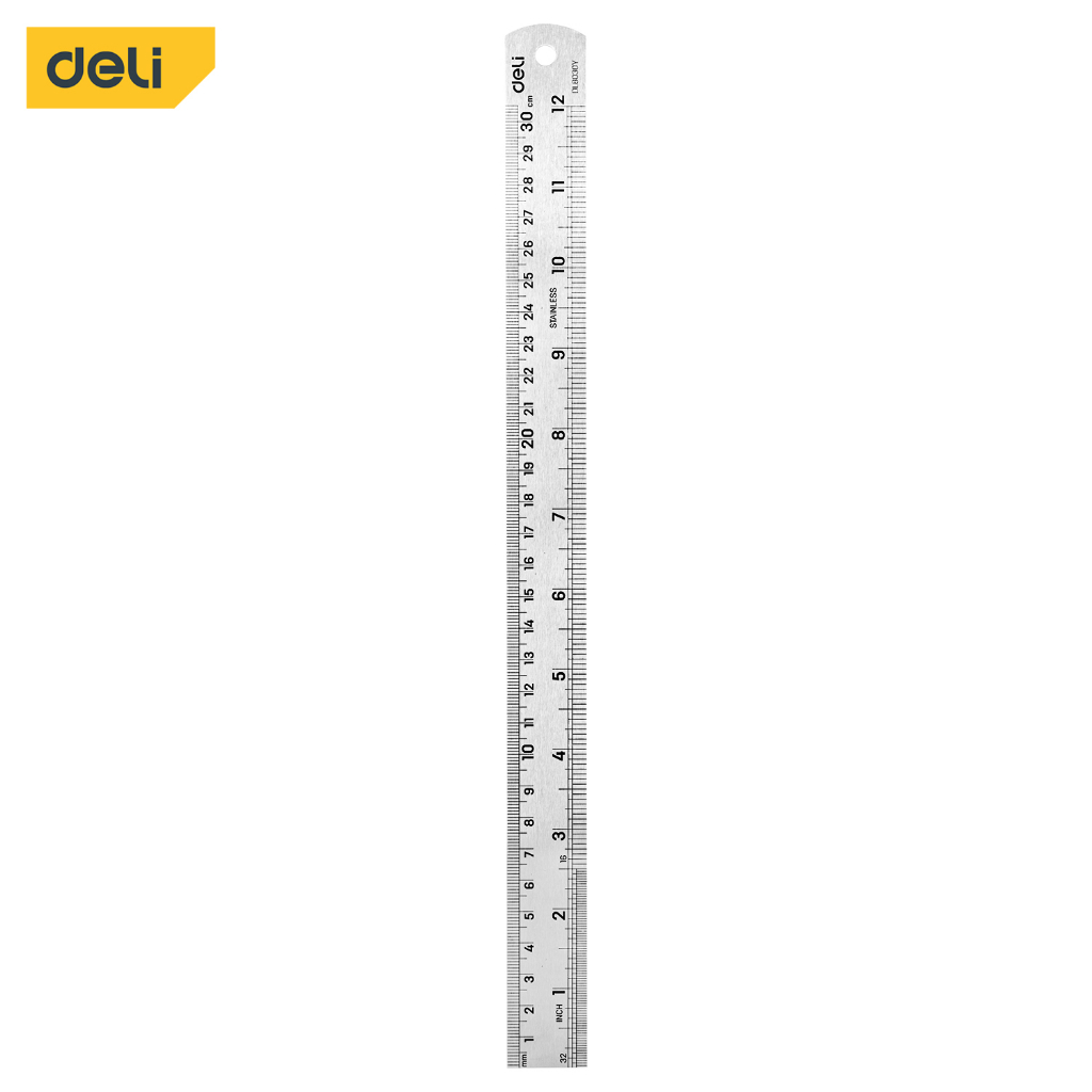 

Deli Penggaris Besi 15 / 20 / 30 / 50 cm Steel Ruler EDL80YYX