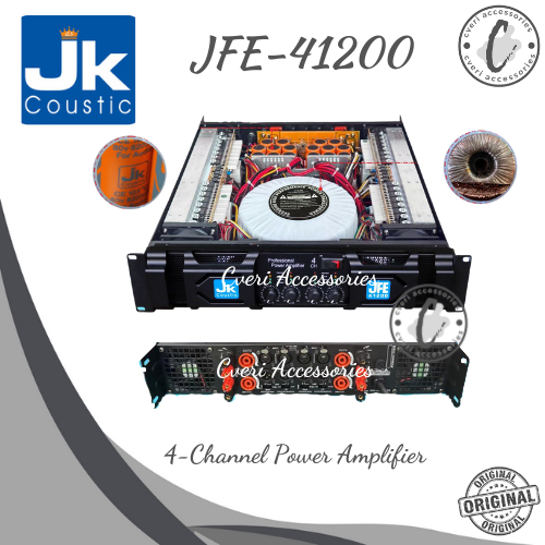 JK Coustic JFE-41200 Power Amplifier Original JFE41200